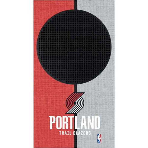 NBA Portland Trail Blazers Canvas Xbox Series S Console Skin